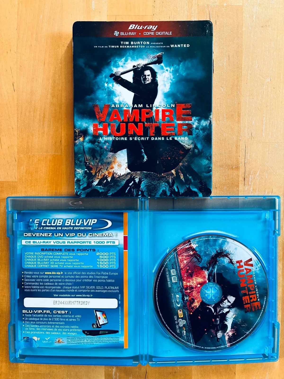 Blu-ray Abraham Lincoln Cazador de Vampiros. – photo 3